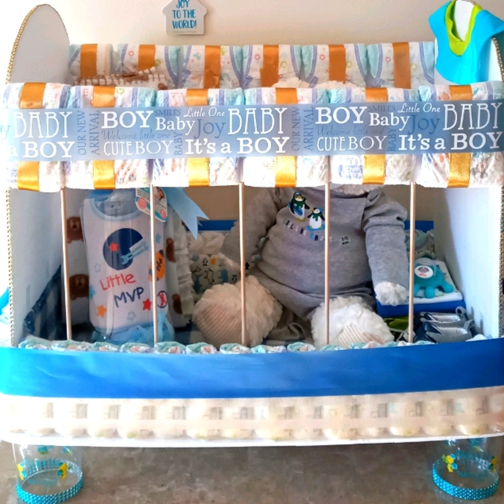 Crib Diaper Cake